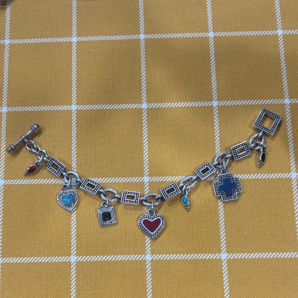 Vintage Silver Charm Bracelet - Premier Designs